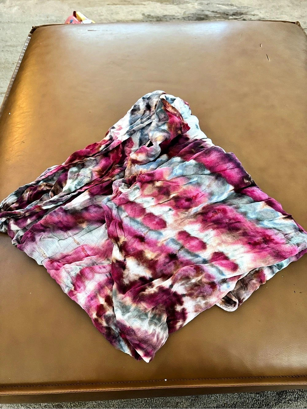 Muslin Tie-Dye baby swaddle